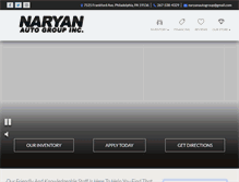 Tablet Screenshot of naryanauto.com